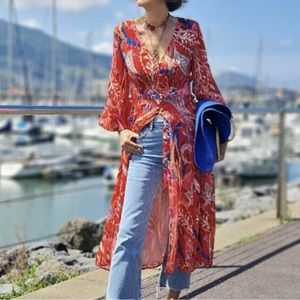 Zara metallic dress size xs . Adorable flowy dress/ coverup/ beachy outfit